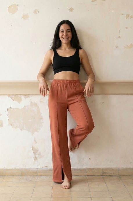 Hochtaillierte Weite Leggings-Jogger - Image 5