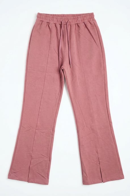 Hochtaillierte weit geschnittene Strick-Jogginghose - Image 6