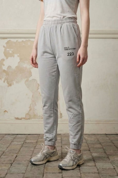 Hüftlange bedruckte Baumwolle-Lycra-Jogginghosen - Image 2
