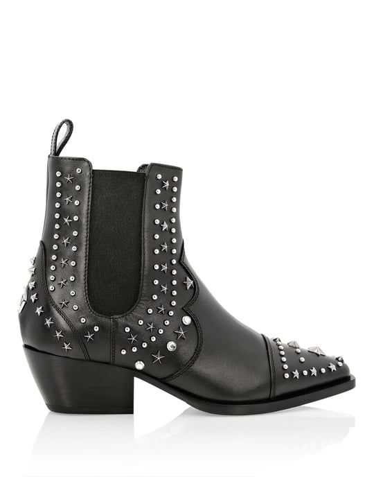 Philipp Plein Lo-Heel Cowboy-Boots - Schwarz - Image 3