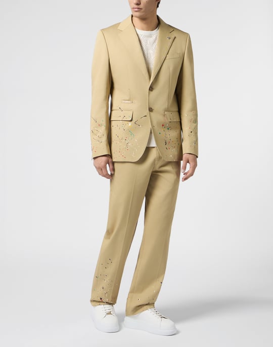 Blazer Gigolo Fit Paint Splash Painted - Image 4