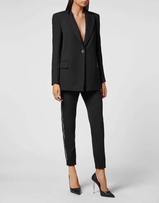 Philipp Plein Blazer mit Skull-Detail - Schwarz - Image 4