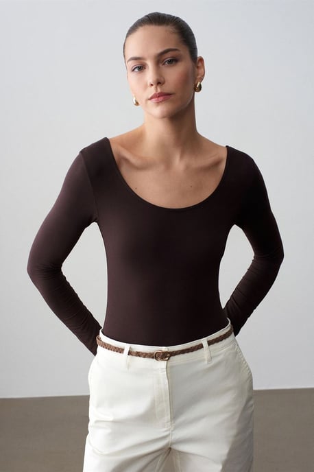 Schlankes Modal-Jersey-Bodysuit - Image 1