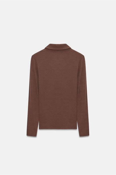 Damen Slim-Fit Polo-Bluse - Image 6
