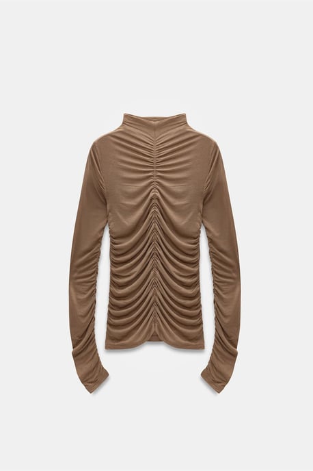 Slim Fit Langarm-Jerseybluse - Image 5