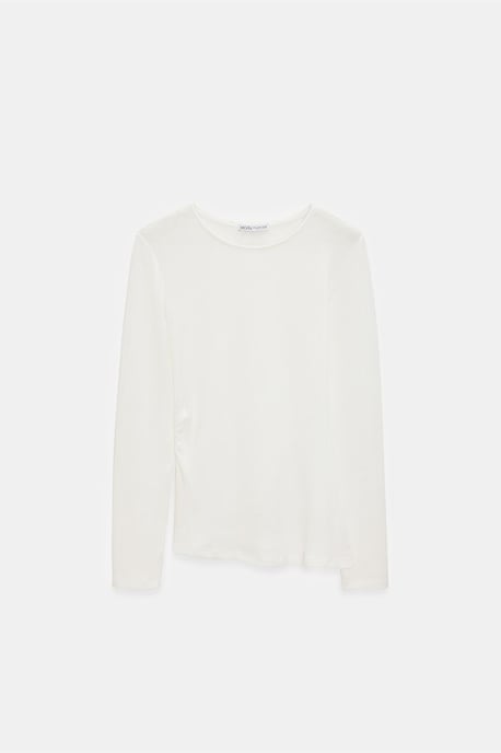 Slim Fit Langarm-Jerseybluse - Image 4