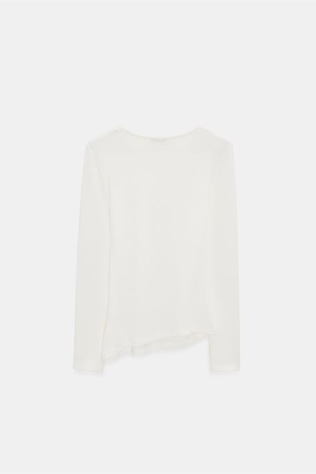 Slim Fit Langarm-Jerseybluse - Image 5