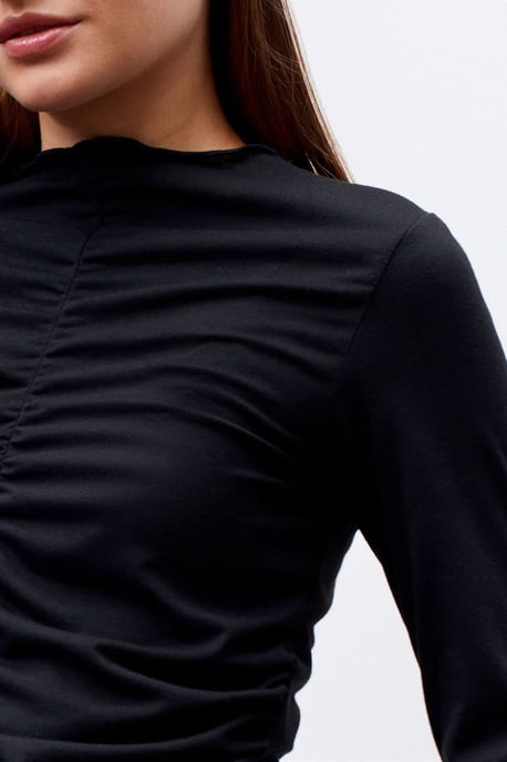 Slim Fit Langarm-Jerseybluse - Image 4