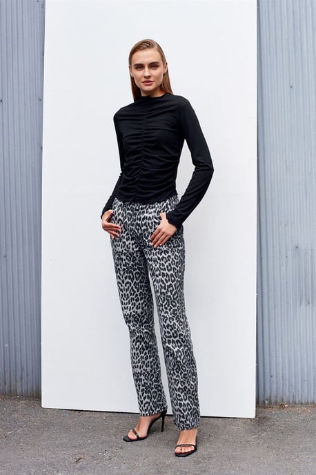 Slim Fit Langarm-Jerseybluse - Image 5