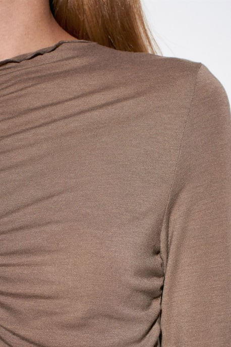 Slim Fit Langarm-Jerseybluse - Image 4