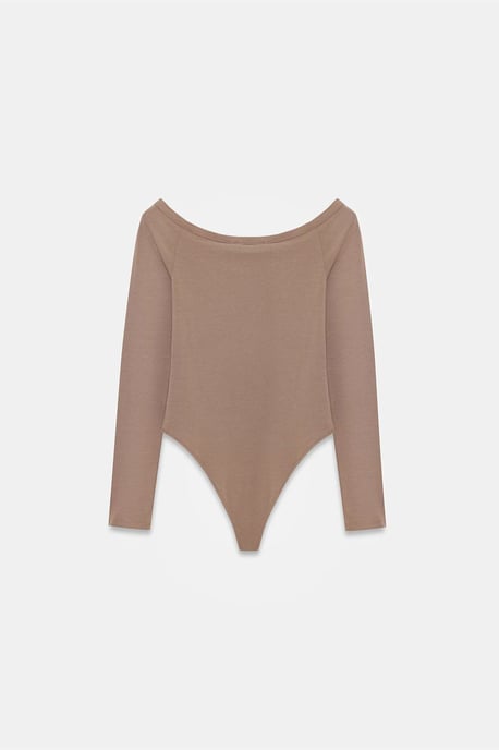 Slim-Fit Boot-Ausschnitt Body Bluse - Image 6