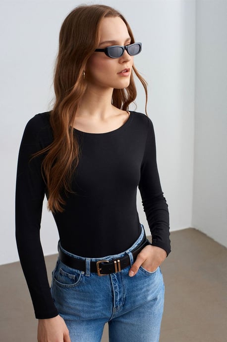 Slim Fit Bootshirt-Bodysuit - Image 1