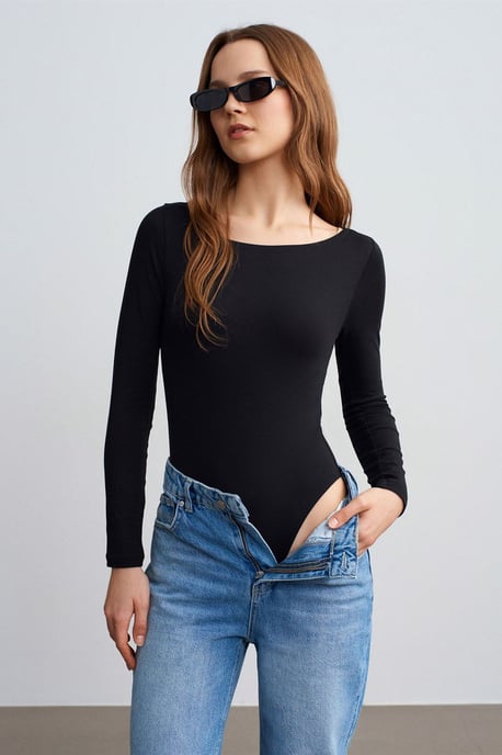 Slim Fit Bootshirt-Bodysuit - Image 3