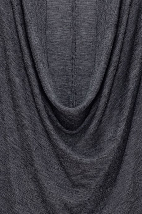 Schlanke Wollbluse mit Cowl-Neck - Image 3
