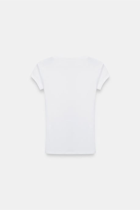 Slim Fit V-Ausschnitt Jerseybluse - Image 6