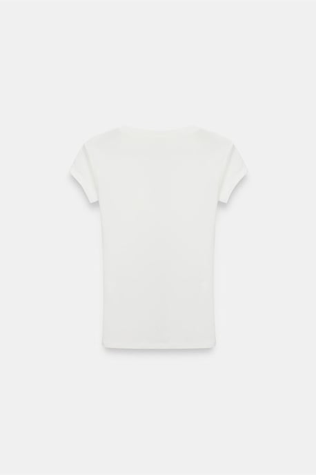 Slim Fit V-Ausschnitt Jerseybluse - Image 6