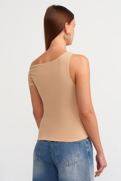 Schulterfreies Slim-Fit Strickbluse - Image 2