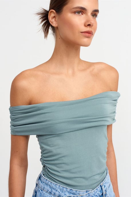 Off-Shoulder Slim-Fit-Jerseybluse - Image 3