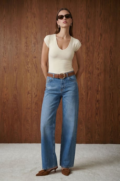 Slim Fit Crop-Jersey-Top - Image 3