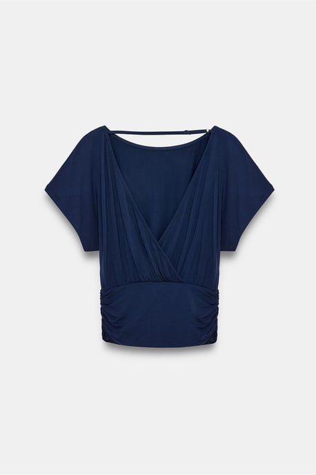 Damen Modal-Mix Cut-out Rundhalsbluse - Image 6