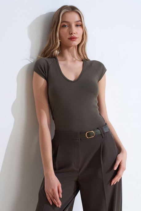 Slim Fit Crop-Jersey-Top - Image 4