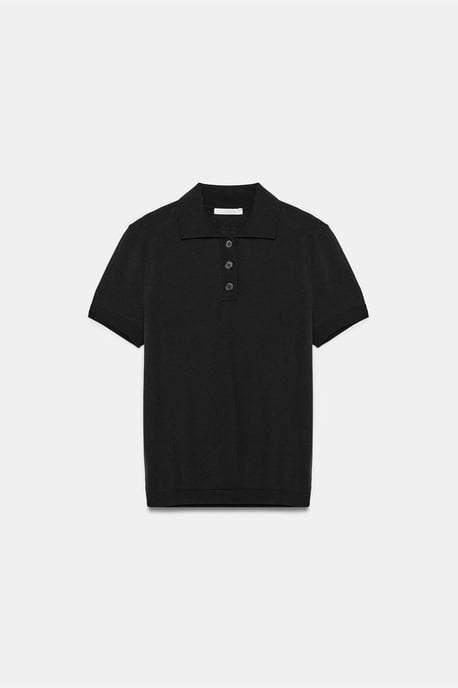 Damen Polokragen Knopfb blouse - Image 5