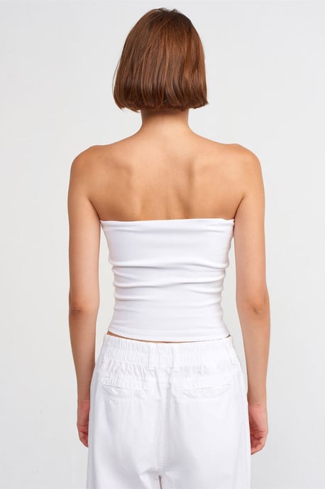 Bedrucktes Bustier-Crop-Top - Image 2