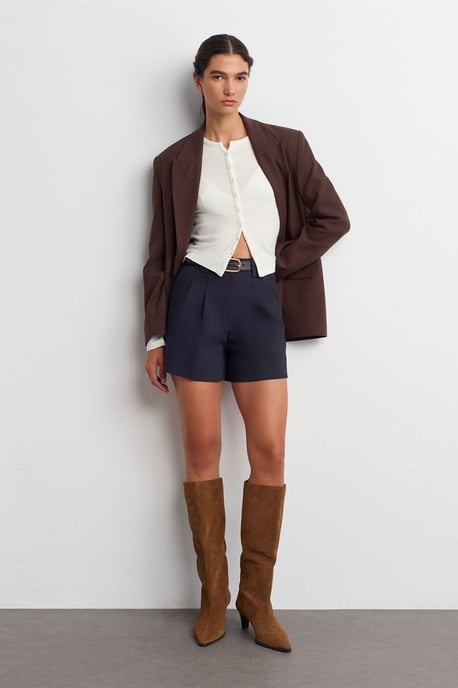 Rippstrick-Cardigan mit Knopfleiste - Image 5