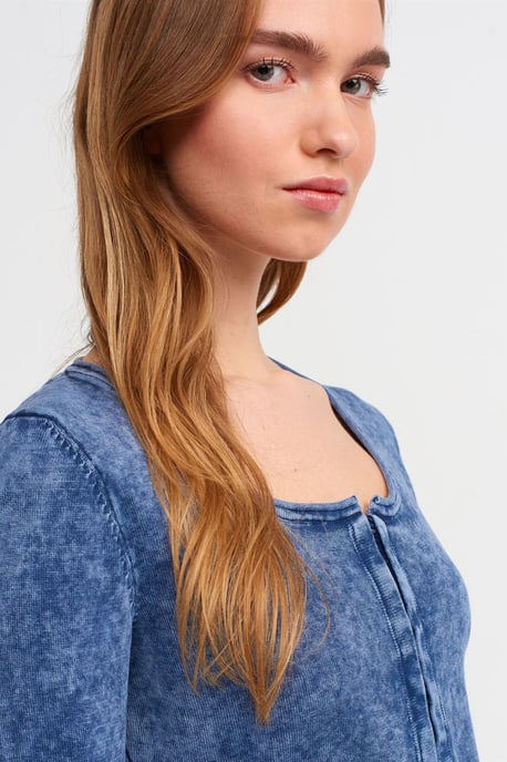 Baumwoll-Ripp-Strickjacke im Crop-Design - Image 4