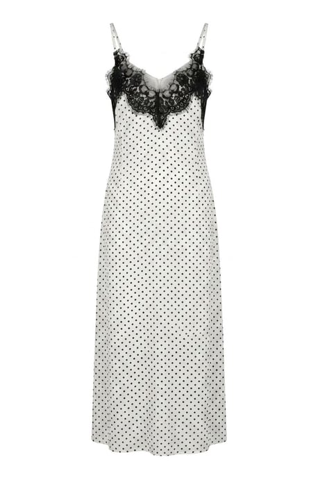 Damen Maxikleid aus Chiffon mit Punkten - Image 6