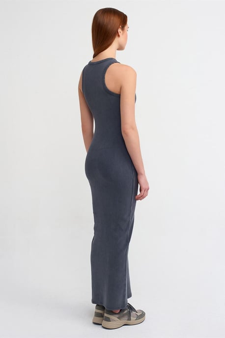 Rippendes Bodycon-Maxikleid - Image 2