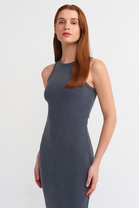 Rippendes Bodycon-Maxikleid - Image 4