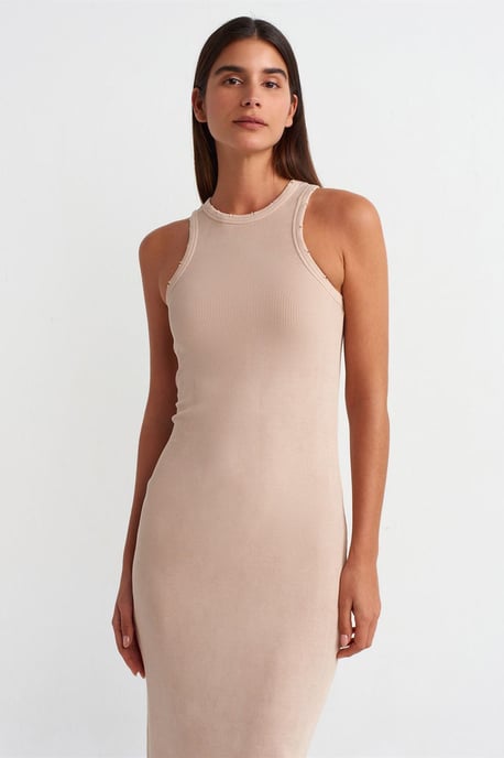 Rippstrick Bodycon Maxikleid - Image 4