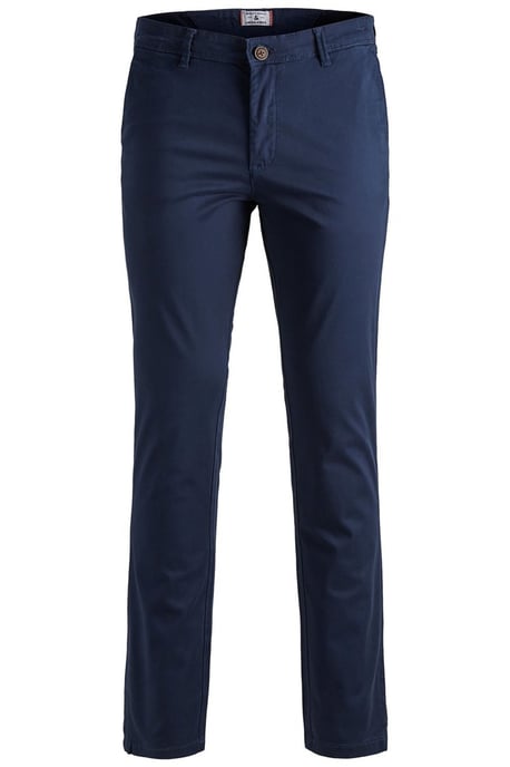 Jack & Jones Herren-Chinohose in schmaler Passform mit Reißverschluss und Taschen vorne und hinten - Image 1