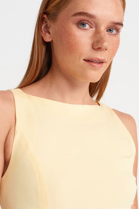 Ärmelloses Midi-Bodycon-Kleid mit Schlitz - Image 3