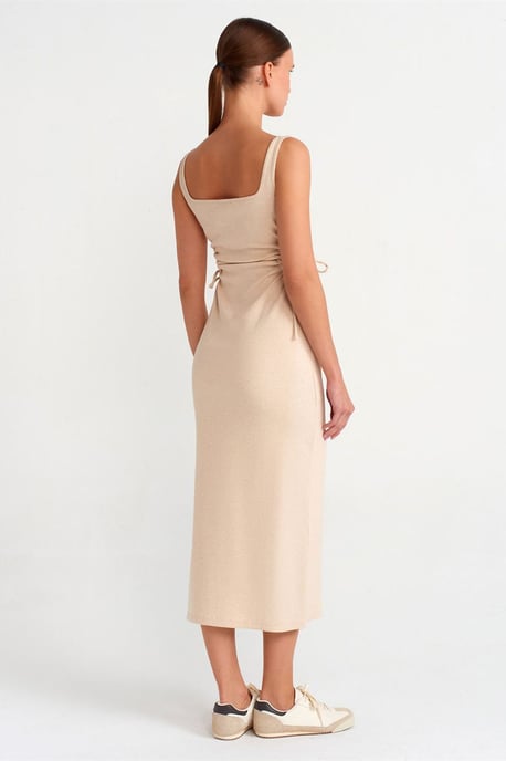 Ärmelloses Bodycon-Midikleid mit Ausschnitt - Image 2
