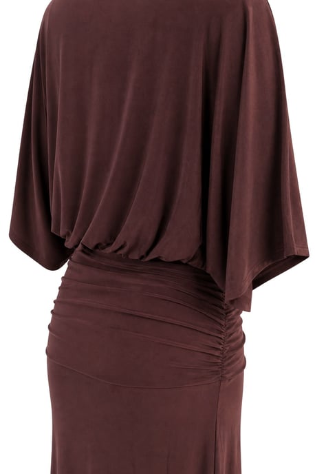 Kleid aus Strick mit Rundhalsausschnitt in Midi-Länge - Image 4