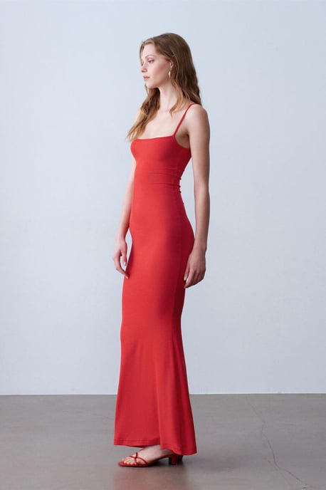 Rippendes Bodycon-Maxikleid - Image 3