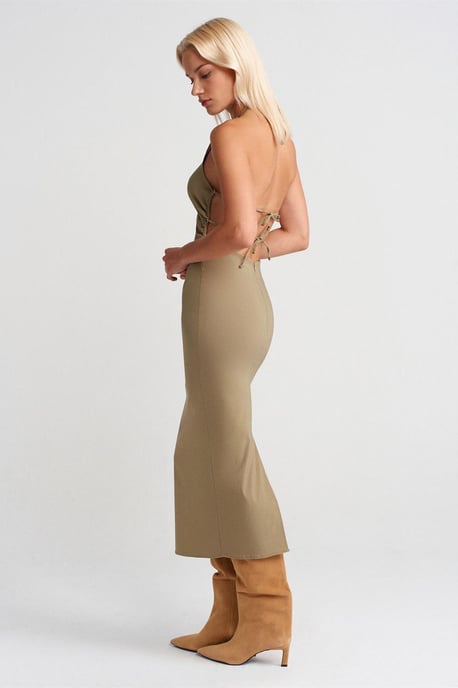 Halterneck Bodycon Midikleid - Image 4
