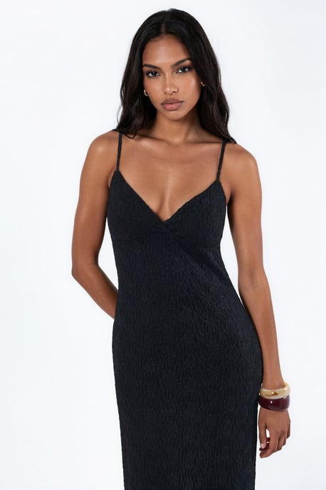 V-Ausschnitt Spitzen-Midi-Kleid im Bodycon-Stil - Image 5
