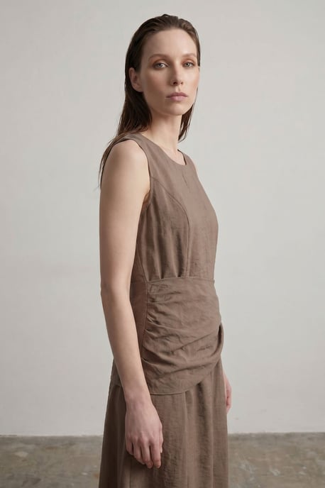 Ärmelloses A-Linien-Midi-Kleid - Image 6