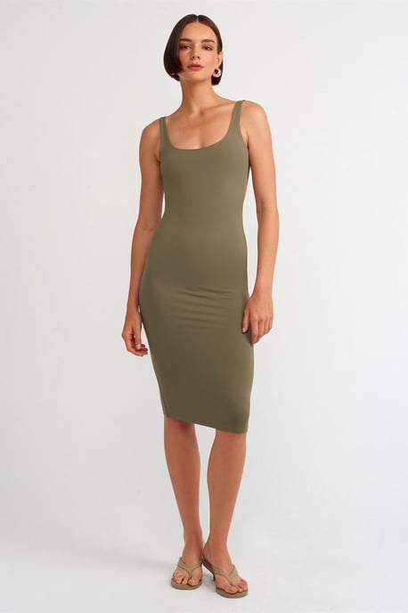 Ärmelloses Bodycon-Midi-Kleid - Image 1
