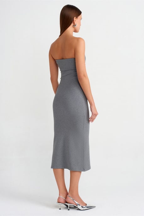 Trägerloses Bodycon-Midikleid - Image 2