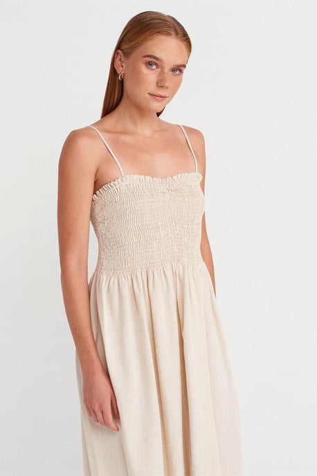 Trägerloses A-Linien-Midikleid - Image 4