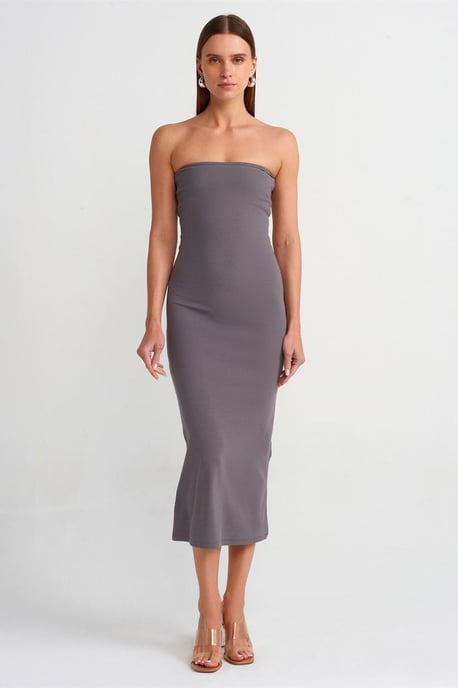 Trägerloses Bodycon-Midikleid - Image 3