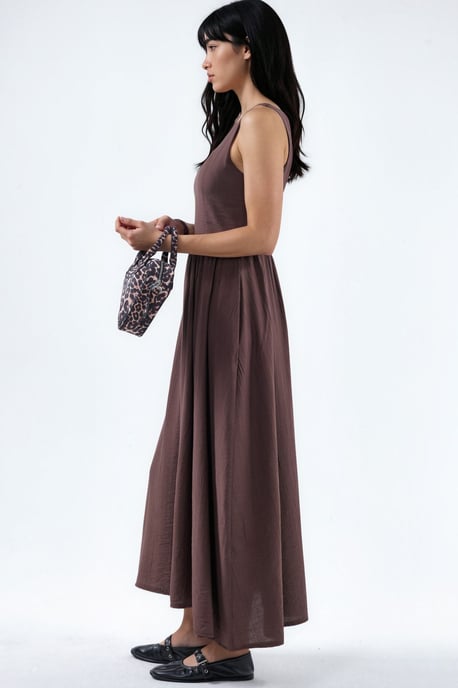 Kombinierbares Midi-Kleid mit quadratischem Kragen - Image 2