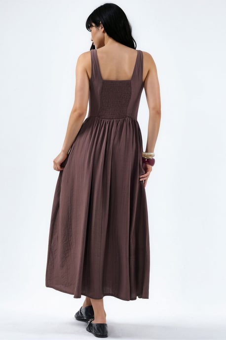 Kombinierbares Midi-Kleid mit quadratischem Kragen - Image 3