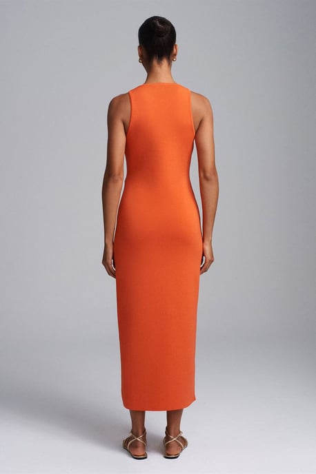Ärmelloses Rippstrick-Midikleid in Bodycon-Form - Image 2