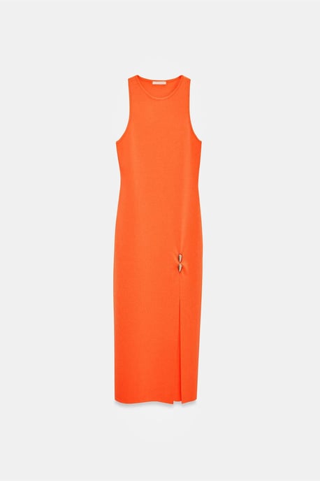 Ärmelloses Rippstrick-Midikleid in Bodycon-Form - Image 5