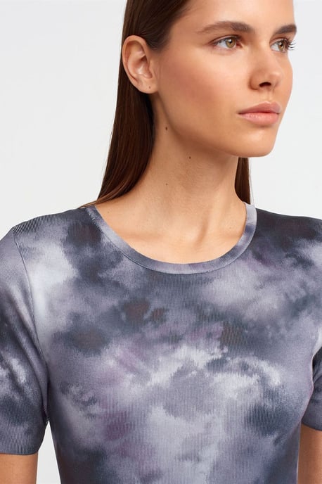 Tie-Dye Bodycon Midi-Kleid - Image 4